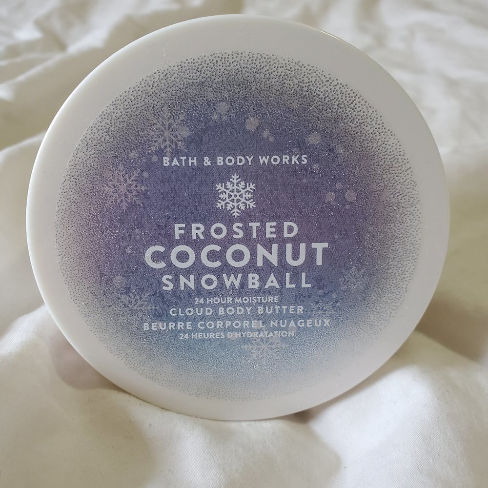 NWT Bath and Body Works Frosted Coconut Snowball Body Butter